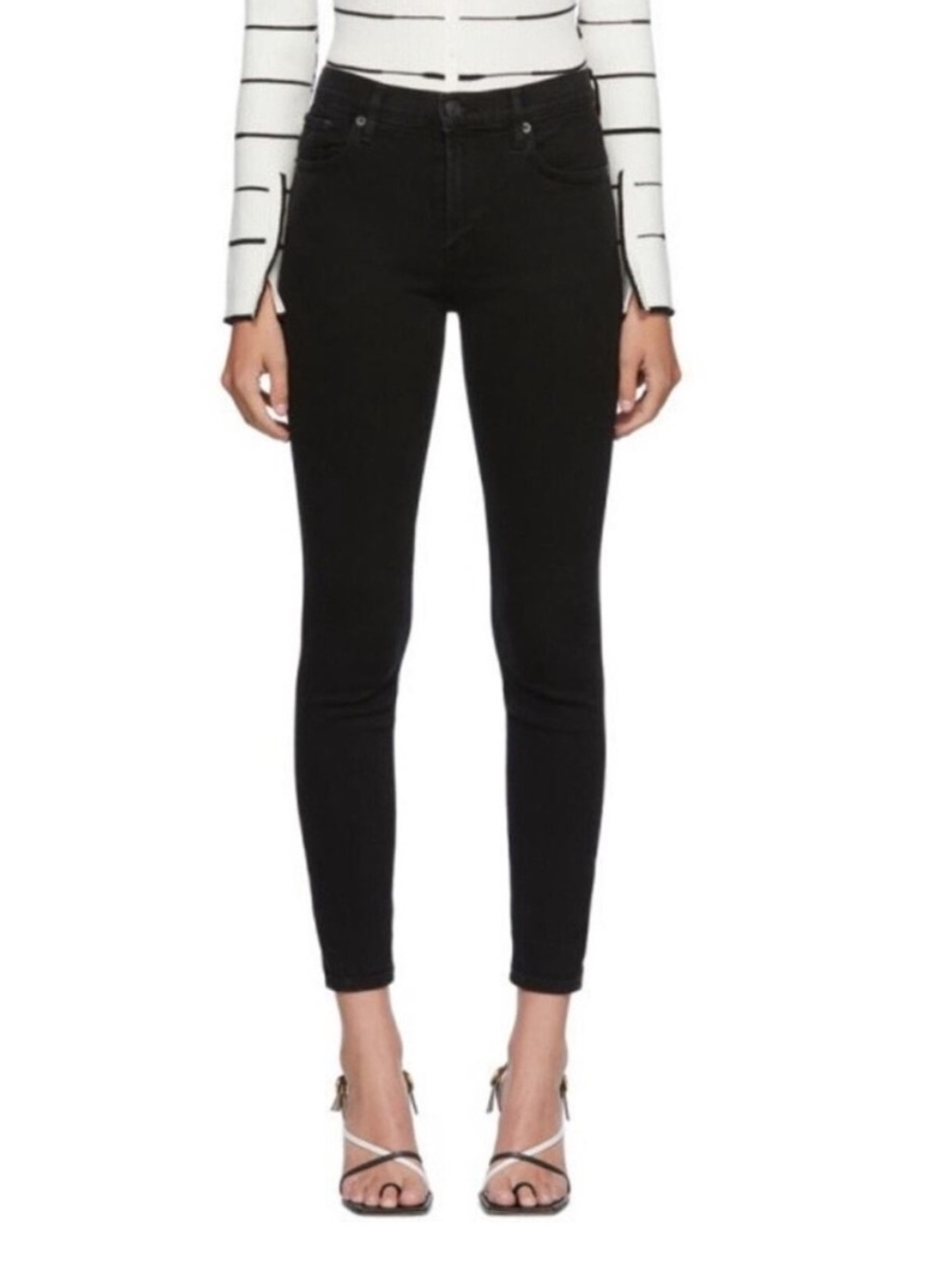 Black Agolde Skinny Jeans Size 27